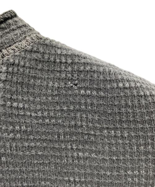 RRL（ダブルアールエル）RRL (ダブルアールエル) ヘンリーネックサーマルカットソー グレー サイズ:XSの古着・服飾アイテム