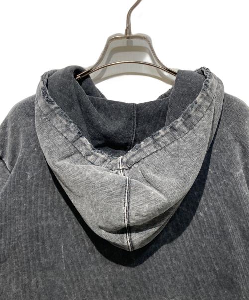 Saint Laurent Paris（サンローランパリ）Saint Laurent Paris (サンローランパリ) Washed Logo Sweatshirt グレー サイズ:XLの古着・服飾アイテム