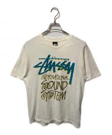 stussy（ステューシー）の古着「ロゴTシャツ」｜ホワイト