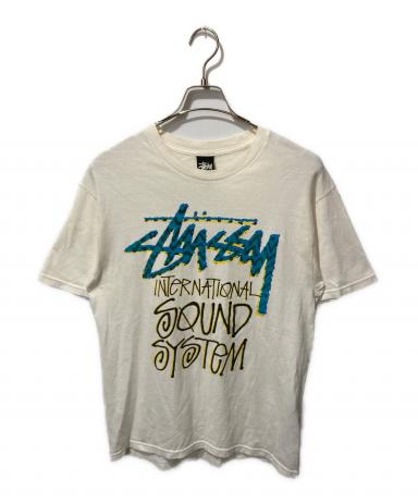 中古・古着通販】stussy (ステューシー) ロゴTシャツ ホワイト サイズ