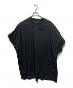 JULIUSユリウス）の古着「サイドボタンプルオーバーベスト」｜ブラック