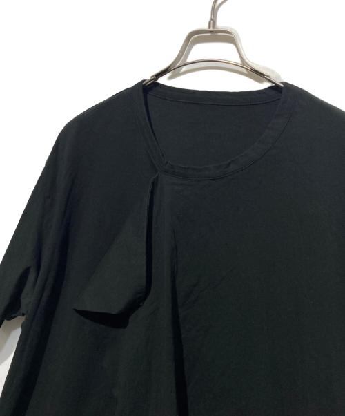 GROUND Y（グラウンドワイ）GROUND Y (グラウンドワイ) Assymmetry half T-shirt ブラック サイズ:3の古着・服飾アイテム