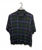 UNDERCOVERアンダーカバー）の古着「タータンチェックシャツ」｜グリーン