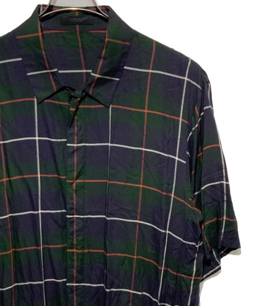 UNDERCOVER（アンダーカバー）UNDERCOVER (アンダーカバー) タータンチェックシャツ グリーン サイズ:5の古着・服飾アイテム