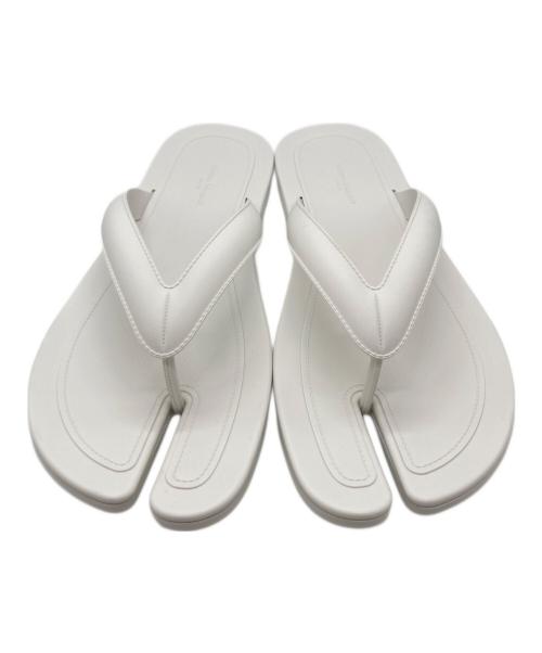 Maison Margiela（メゾンマルジェラ）Maison Margiela (メゾンマルジェラ) 足袋スプリットトゥサンダル ホワイト サイズ:42の古着・服飾アイテム