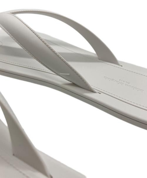 Maison Margiela（メゾンマルジェラ）Maison Margiela (メゾンマルジェラ) 足袋スプリットトゥサンダル ホワイト サイズ:42の古着・服飾アイテム