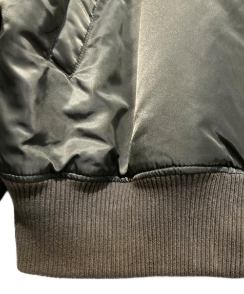 ALPHA（アルファ）ALPHA (アルファ) フードライニングMA-1ジャケット グリーン サイズ:5Lの古着・服飾アイテム