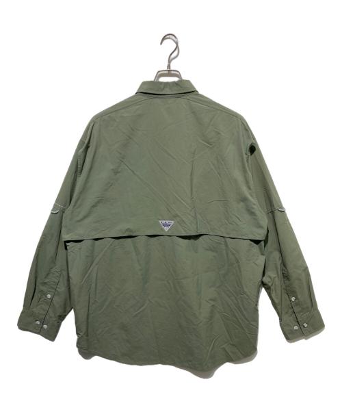 Columbia（コロンビア）Columbia (コロンビア) バハマ II ロングスリーブシャツ カーキ サイズ:Lの古着・服飾アイテム