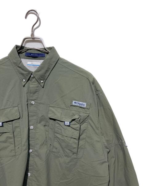 Columbia（コロンビア）Columbia (コロンビア) バハマ II ロングスリーブシャツ カーキ サイズ:Lの古着・服飾アイテム