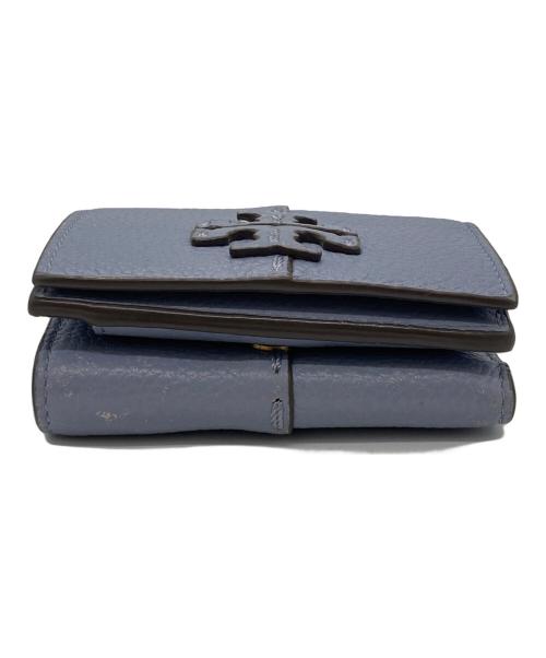 TORY BURCH（トリーバーチ）TORY BURCH (トリーバーチ) コンパクトウォレット ブルーの古着・服飾アイテム