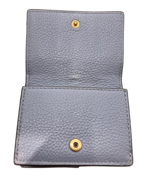 TORY BURCH（トリーバーチ）TORY BURCH (トリーバーチ) コンパクトウォレット ブルーの古着・服飾アイテム