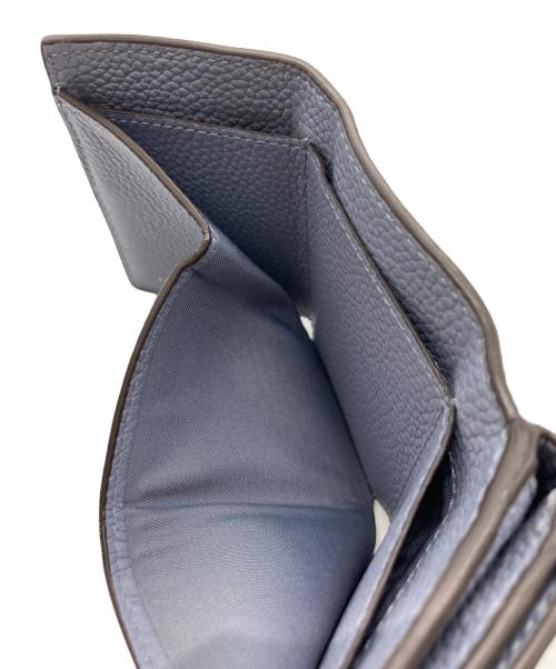 TORY BURCH（トリーバーチ）TORY BURCH (トリーバーチ) コンパクトウォレット ブルーの古着・服飾アイテム