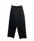 Didot.showroomDidot.showroom）の古着「ローライズツータックワイドスラックス」｜ブラック