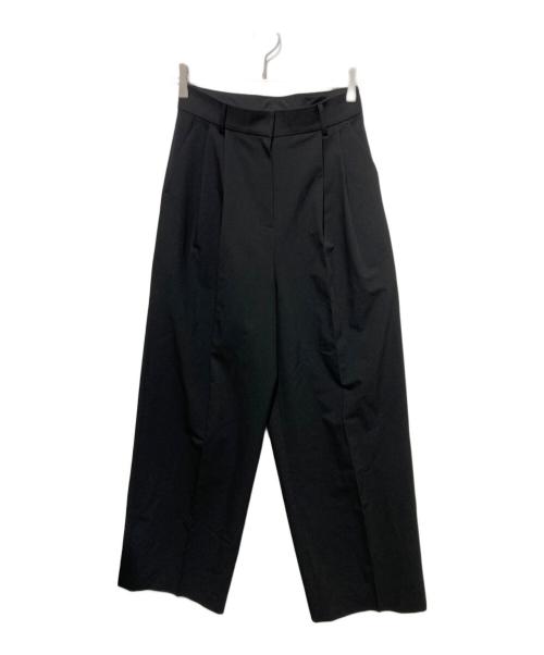 Didot.showroom（Didot.showroom）Didot.showroom (Didot.showroom) ローライズツータックワイドスラックス ブラック サイズ:Mの古着・服飾アイテム