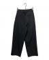 Didot.showroom (Didot.showroom) ローライズツータックワイドスラックス ブラック サイズ:M：5000円