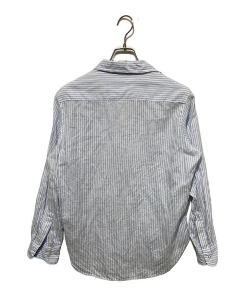 Frank&Eileen（フランクアンドアイリーン）Frank&Eileen (フランクアンドアイリーン) EILEENストライプシャツ ブルー サイズ:XSの古着・服飾アイテム