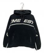 SUPREMEシュプリーム）の古着「Polartec Half Zip Hooded SWEATSHIRT」｜ブラック
