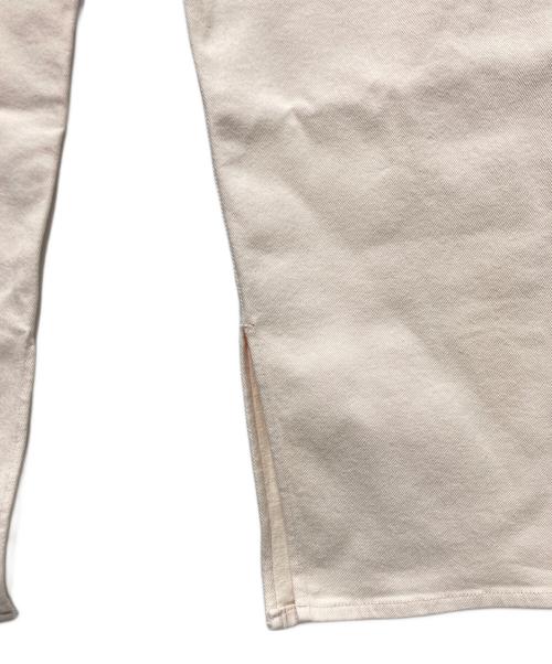 Rie miller（リエ ミラー）Rie miller (リエ ミラー) スリットフレアハイウエストデニム ピンク サイズ:Ｍ 未使用品の古着・服飾アイテム