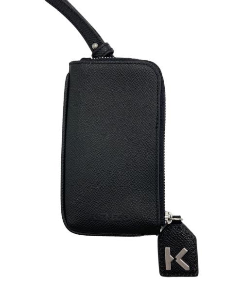 KENZO（ケンゾー）KENZO (ケンゾー) ジップカードホルダー ブラックの古着・服飾アイテム