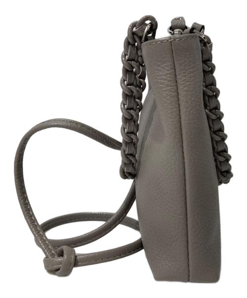 GIANNI CHIARINI（ジャンニ キアリーニ）GIANNI CHIARINI (ジャンニ キアリーニ) CAMILLAミニショルダーバッグ グレーの古着・服飾アイテム