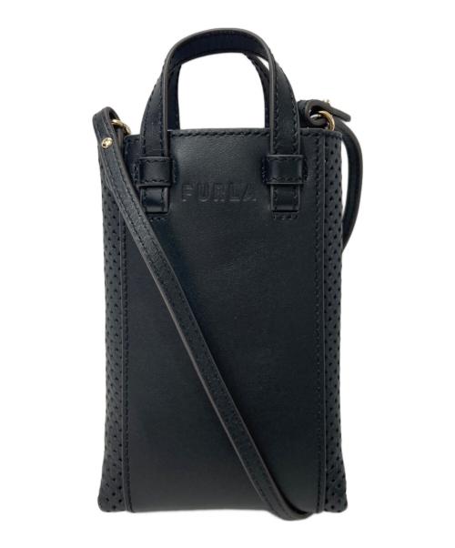 FURLA（フルラ）FURLA (フルラ) MIASTELLAミニショルダーバッグ ブラックの古着・服飾アイテム