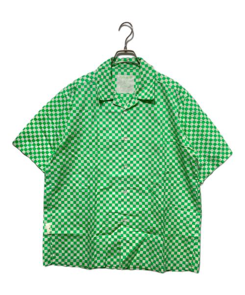 UNDERCOVER（アンダーカバー）UNDERCOVER (アンダーカバー) オープンカラーシャツ グリーン サイズ:Mの古着・服飾アイテム