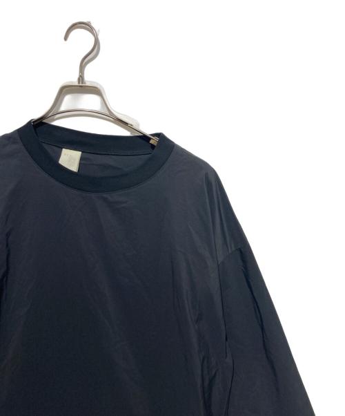 N.HOOLYWOOD（エヌ ハリウッド）N.HOOLYWOOD (エヌ ハリウッド) ナイロンプルオーバーカットソー ブラック サイズ:36の古着・服飾アイテム