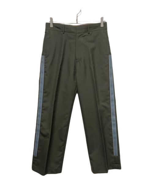 N.HOOLYWOOD（エヌ ハリウッド）N.HOOLYWOOD (エヌ ハリウッド) サイドラインスラックスパンツ カーキ サイズ:36の古着・服飾アイテム