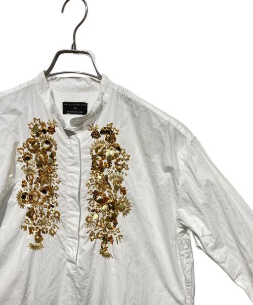 TOMORROW LAND（トゥモローランド）TOMORROW LAND (トゥモローランド) ne quittez pas (ヌキテパ) エンブロイダリーシャツワンピース ホワイト サイズ:FREEの古着・服飾アイテム