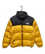 THE NORTH FACEザ ノース フェイス）の古着「ヌプシダウンジャケット」｜イエロー×ブラック