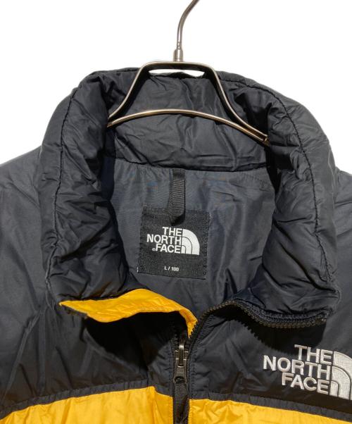 THE NORTH FACE（ザ ノース フェイス）THE NORTH FACE (ザ ノース フェイス) ヌプシダウンジャケット イエロー×ブラック サイズ:100の古着・服飾アイテム