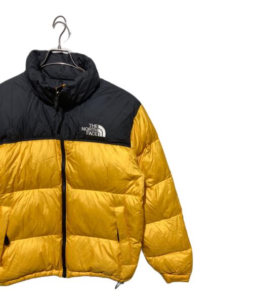 THE NORTH FACE（ザ ノース フェイス）THE NORTH FACE (ザ ノース フェイス) ヌプシダウンジャケット イエロー×ブラック サイズ:100の古着・服飾アイテム