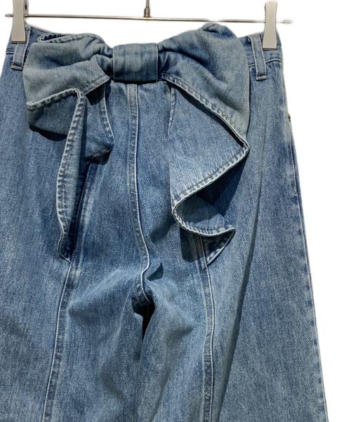 Resexxy（リゼクシー）RESEXXY (リゼクシー) バックリボンデニムパンツ インディゴ サイズ:Sの古着・服飾アイテム