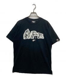 BAPESTA（ベイプスタ）の古着「ロゴTシャツ」｜ブラック