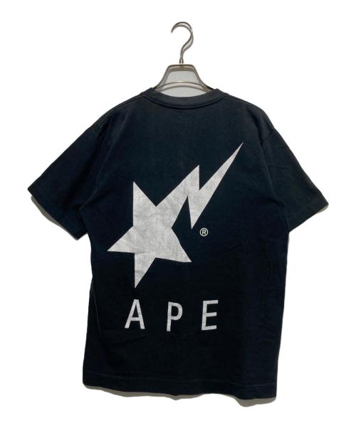 BAPESTA（ベイプスタ）BAPESTA (ベイプスタ) ロゴTシャツ ブラック サイズ:記載無しの古着・服飾アイテム