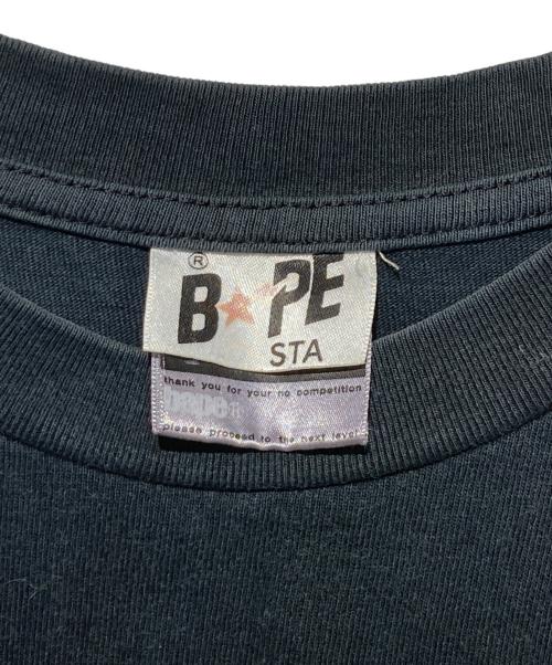 BAPESTA（ベイプスタ）BAPESTA (ベイプスタ) ロゴTシャツ ブラック サイズ:記載無しの古着・服飾アイテム