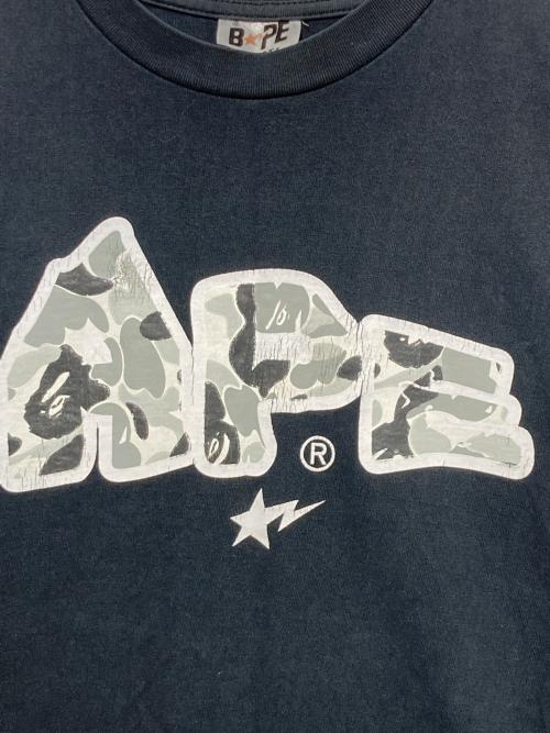 BAPESTA（ベイプスタ）BAPESTA (ベイプスタ) ロゴTシャツ ブラック サイズ:記載無しの古着・服飾アイテム