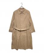 STEVEN ALANスティーブンアラン）の古着「BSH TWILL BALMACAAN COAT-BOLD/コート」｜ベージュ
