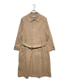 STEVEN ALAN（スティーブンアラン）の古着「BSH TWILL BALMACAAN COAT-BOLD/コート」｜ベージュ