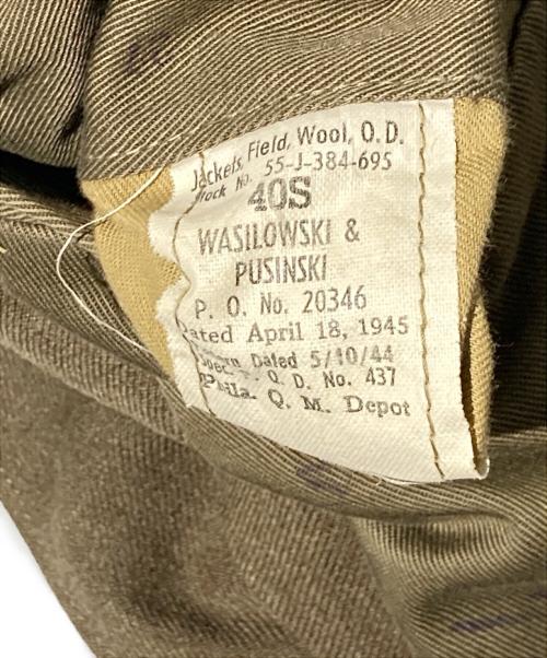 US ARMY（ユーエスアーミー）US ARMY (ユーエスアーミー) ヴィンテージアイクジャケット ブラウン サイズ:40Sの古着・服飾アイテム