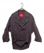 Vivienne Westwood RED LABELヴィヴィアンウエストウッドレッドレーベル）の古着「イレヘムリネンジャケット」｜グレー