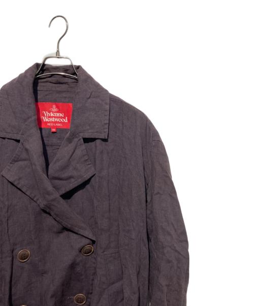 Vivienne Westwood RED LABEL（ヴィヴィアンウエストウッドレッドレーベル）Vivienne Westwood RED LABEL (ヴィヴィアンウエストウッドレッドレーベル) イレヘムリネンジャケット グレー サイズ:00の古着・服飾アイテム