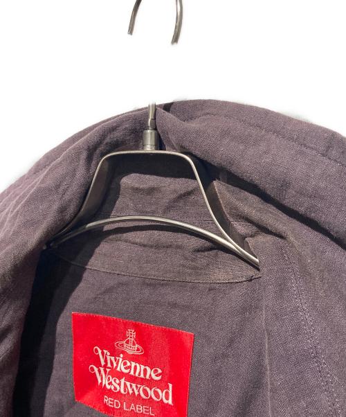 Vivienne Westwood RED LABEL（ヴィヴィアンウエストウッドレッドレーベル）Vivienne Westwood RED LABEL (ヴィヴィアンウエストウッドレッドレーベル) イレヘムリネンジャケット グレー サイズ:00の古着・服飾アイテム