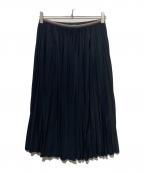 PAUL SMITHポールスミス）の古着「プリーツスカート」｜ブラック