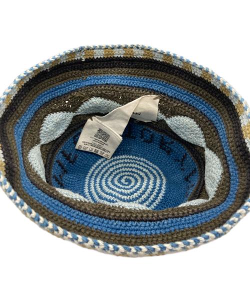 Story mfg.（ストーリーエムエフジー）story mfg. (ストーリーエムエフジー) Brew バケットハット カーキ×ブルー サイズ:OSの古着・服飾アイテム