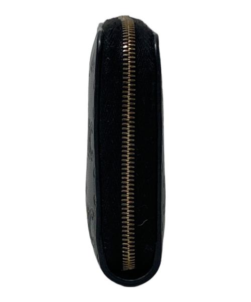 CELINE（セリーヌ）CELINE (セリーヌ) エンボスドトリオンフ コインケース ミニウォレット ブラックの古着・服飾アイテム