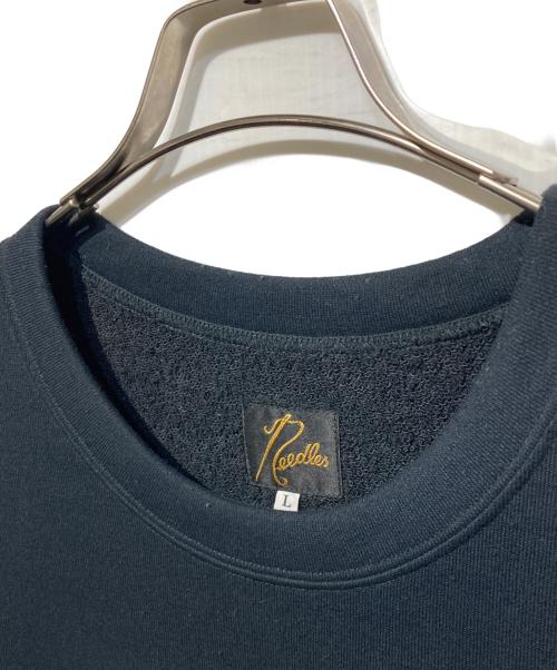 Needles（ニードルズ）Needles (ニードルズ) CUT OFF SLEEVE SWEAT ネイビー サイズ:Lの古着・服飾アイテム