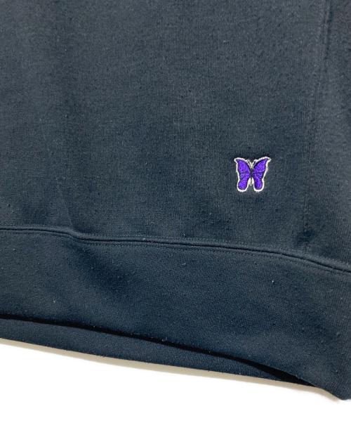 Needles（ニードルズ）Needles (ニードルズ) CUT OFF SLEEVE SWEAT ネイビー サイズ:Lの古着・服飾アイテム