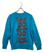 KOLORカラー）の古着「ダメージ加工スウェット」｜ブルー
