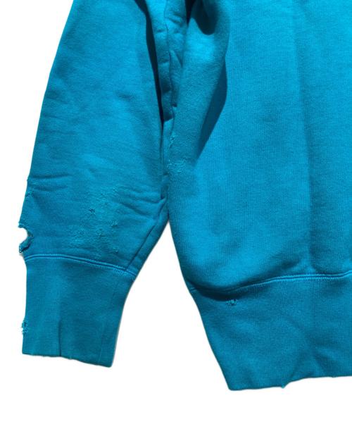 KOLOR（カラー）KOLOR (カラー) ダメージ加工スウェット ブルー サイズ:1の古着・服飾アイテム